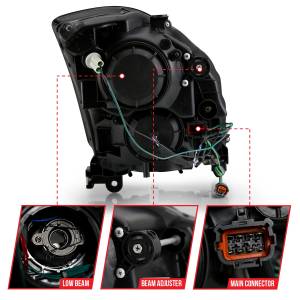 Anzo USA - Anzo USA Projector Headlight Set 121557 - Image 5