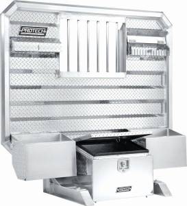 ProTech - ProTech Standard Class-8 Cab Rack;  With Bar-Style Window (10-1003-592) - Image 1