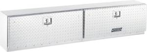 ProTech - ProTech Side Rail Box; Dual Diamond Plate Aluminum Drop-Down Doors (54-8680-72) - Image 1